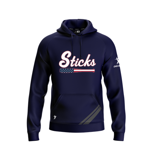 [CUS-DFW-SUHOOD-FLC-LSL-NVY-YXS-LOGO3] Summit Hoodie (Youth XS, Navy, Logo 3)