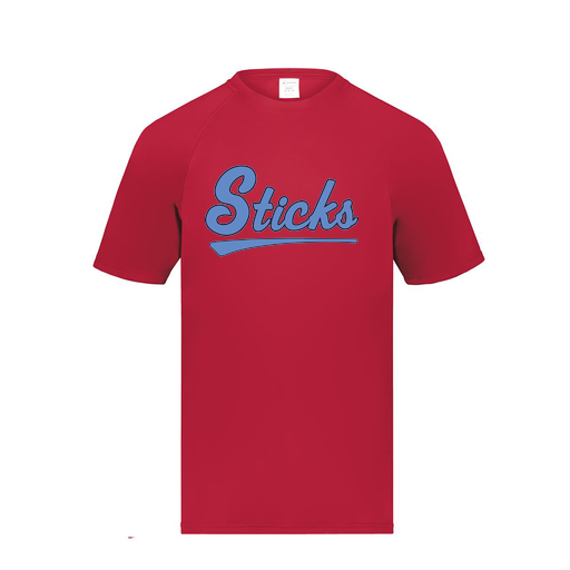 [2790.083.S-LOGO2] Men's Smooth Sport T-Shirt (Adult S, Red, Logo 2)