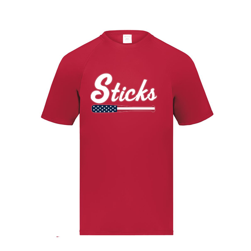 [2790.083.S-LOGO3] Men's Smooth Sport T-Shirt (Adult S, Red, Logo 3)