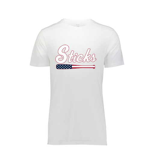 [FTSCUBWH-YS-LOGO3] Decker Youth Tri-Blend T-Shirt - Short Sleeve (Youth S, White, Logo 3)