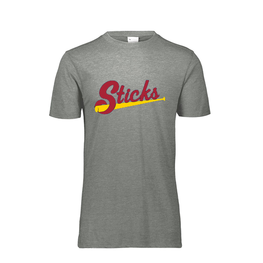 [FTSCUBGY-YS-LOGO1] Decker Youth Tri-Blend T-Shirt - Short Sleeve (Youth S, Gray, Logo 1)