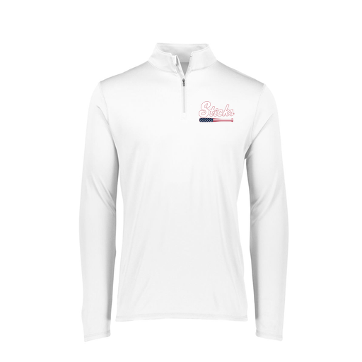[FTLQFLWH-FAXS-LOGO3] Decker Women's Flex-Lite 1/4 Zip Shirt (Female Adult XS, White, Logo 3)