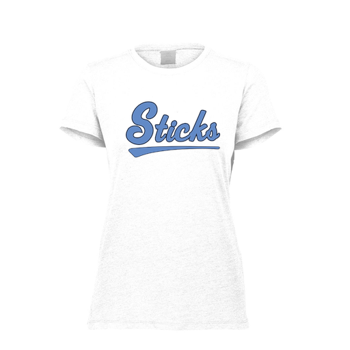 [FTSCUBWH-FAXS-LOGO2] Decker Women's Tri-Blend T-Shirt - Short Sleeve (Female Adult XS, White, Logo 2)