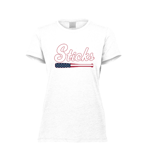 [FTSCUBWH-FAXS-LOGO3] Decker Women's Tri-Blend T-Shirt - Short Sleeve (Female Adult XS, White, Logo 3)