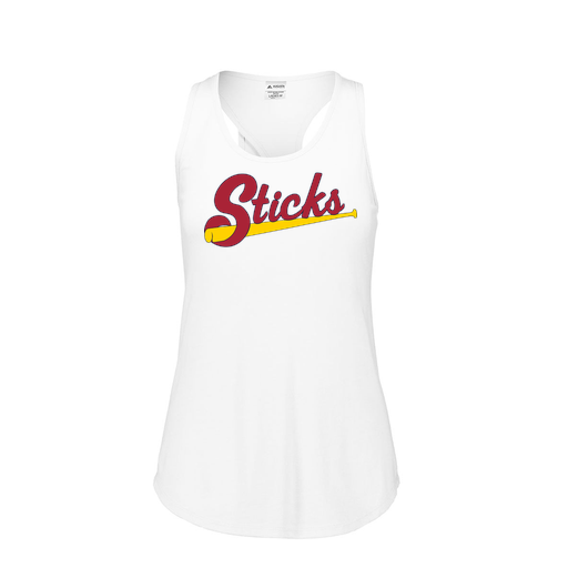 [3078.005.S-LOGO1] Ladies Tri Blend Tank Top (Female Adult S, White, Logo 1)