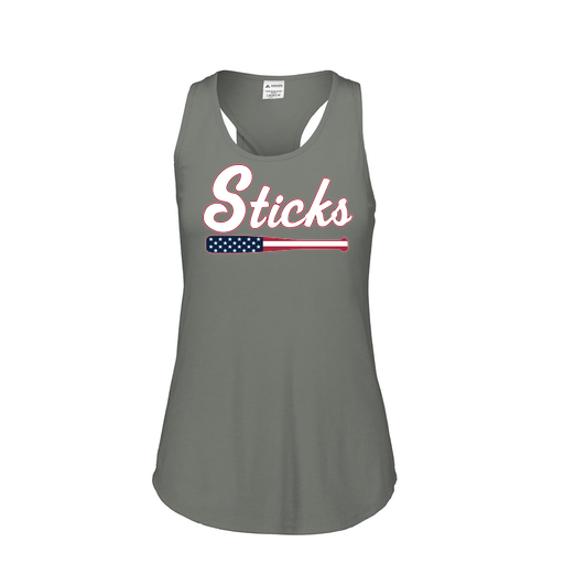 [3078.013.S-LOGO3] Ladies Tri Blend Tank Top (Female Adult S, Gray, Logo 3)