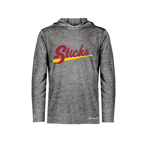 [FOLHCGBK-YS-LOGO1] Decker Youth Charge Hoodie (Youth S, Black, Logo 1)