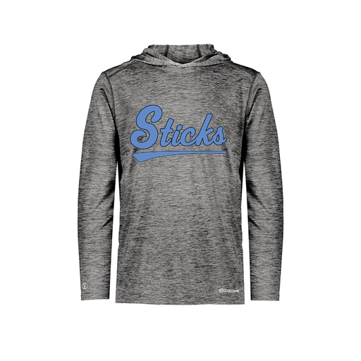 [FOLHCGBK-YS-LOGO2] Decker Youth Charge Hoodie (Youth S, Black, Logo 2)