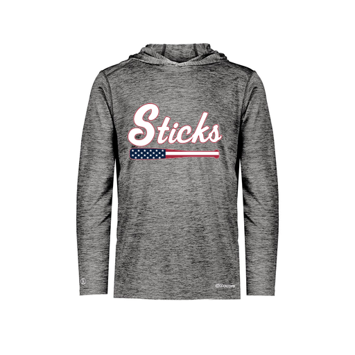 [FOLHCGBK-YS-LOGO3] Decker Youth Charge Hoodie (Youth S, Black, Logo 3)