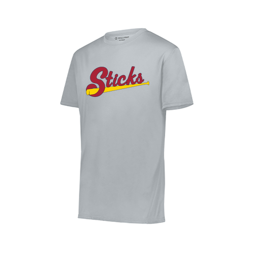 [222818.099.S-LOGO1] Men's Movement Dri Fit Shirt (Adult S, Silver, Logo 1)