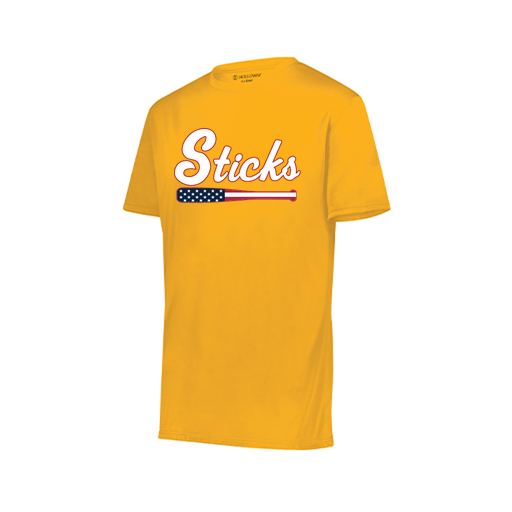 [222818.025.S-LOGO3] Men's Movement Dri Fit Shirt (Adult S, Athletic Gold, Logo 3)