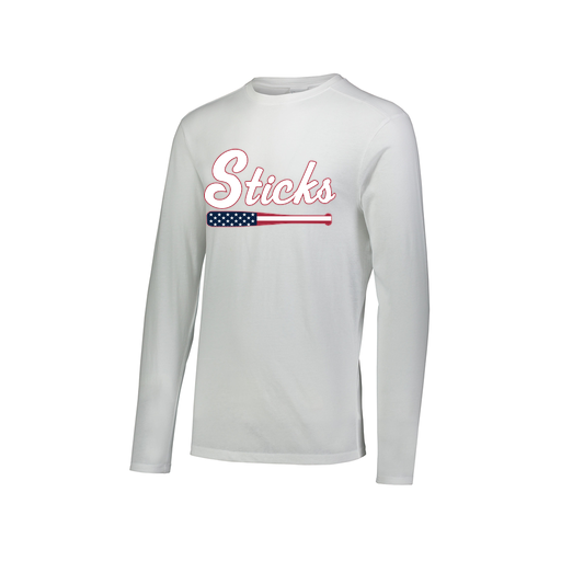 [3075.005.XS-LOGO3] Men's LS Ultra-blend T-Shirt (Adult XS, White, Logo 3)