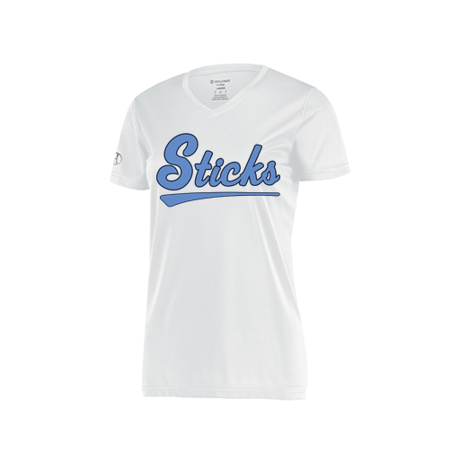 [222820.005.S-LOGO2] Ladies Movement Dri Fit Shirt (Female Adult S, White, Logo 2)