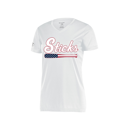 [222820.005.S-LOGO3] Ladies Movement Dri Fit Shirt (Female Adult S, White, Logo 3)